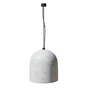 Concrete Pendant Light CL-302 3D model image 1 