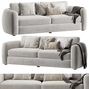 Scandinavian Style Oslo Sofa 2014 3D model image 1 