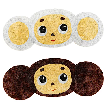 Cheburashka High-Pile Rug 3D model image 1 