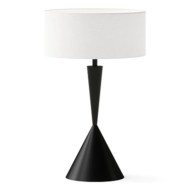 Elegant Aveline Table Lamp 3D model image 1 