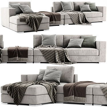 Modern Jesse Alfred Sofa Set 3D model image 1 