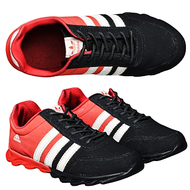 Athletic Adidas Shoes Texture 4000x4000 3D model image 1 