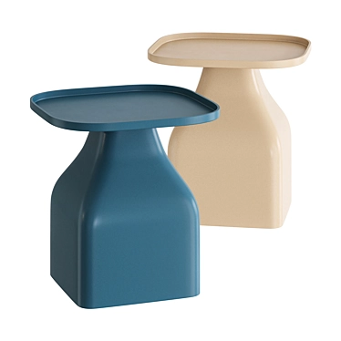 ERVIN Side Table in Polypropylene 3D model image 1 