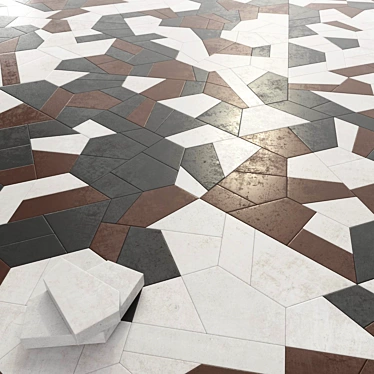 Polygon Decor Collection Set 3D model image 1 