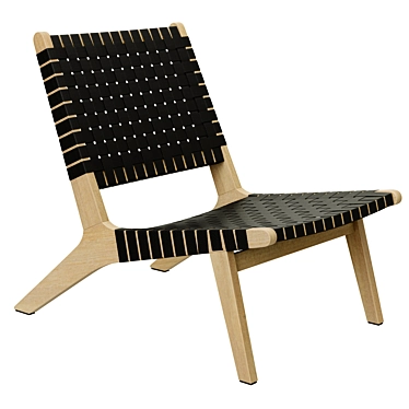 Abbott FSC Acacia Woven Lounge Chair