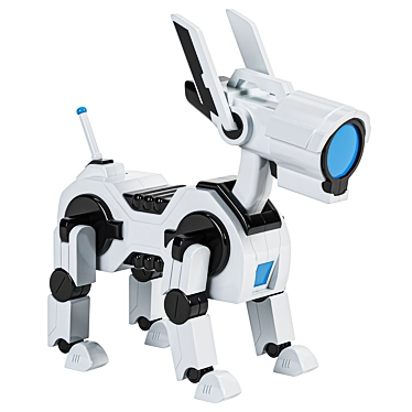 Tech-Savvy Robot Canine 3D model image 1 