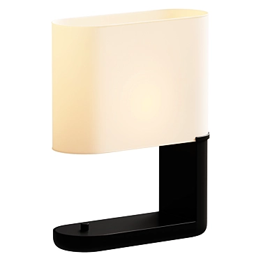 Elegant Ambrault Table Lamp 3D model image 1 