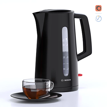 BOSCH Infusion Kettle with 3 Colors 3D model image 1 