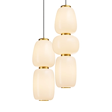  Modern Pendant Light 3D Model 3D model image 1 