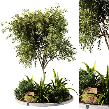 Outdoor Plant 219 3D Model 3D model image 1 