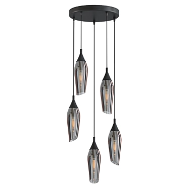 Modern Taper Pendant Light 3D model image 1 