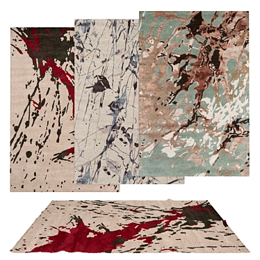 Variety Rug Set for Rendering 3D model image 1 