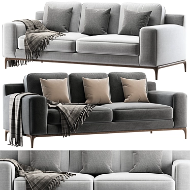 Modern Oslo Kanepe Sofa Design 3D model image 1 