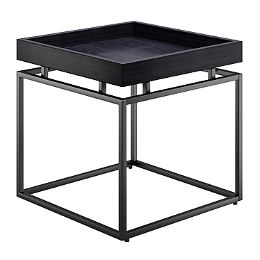 Minimalist Cube Side Table Kit 3D model image 1 