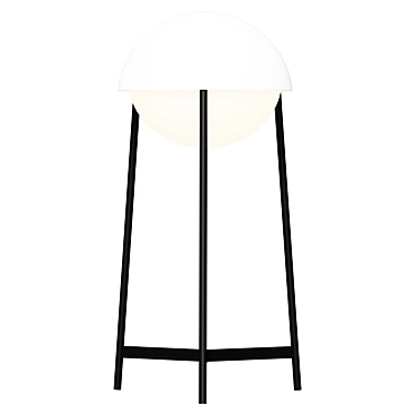 Modern Glaze Table Lamp 3D model image 1 