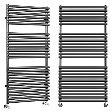 VULCANO T Towel Rail Options 3D model image 1 