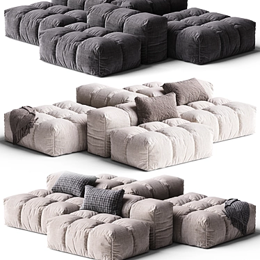 Modern Pixel Sofa by Saba 3D model image 1 