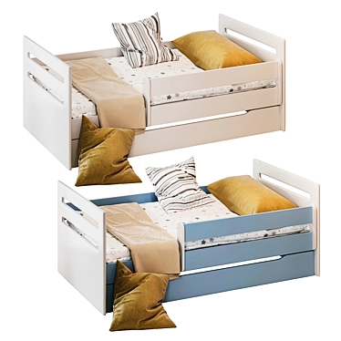 Tomi Kids Bed 160x80 3D model image 1 