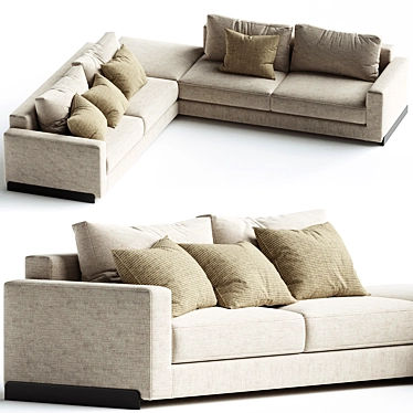  Modernist Arflex Rendez Vous Ensemble 3D model image 1 