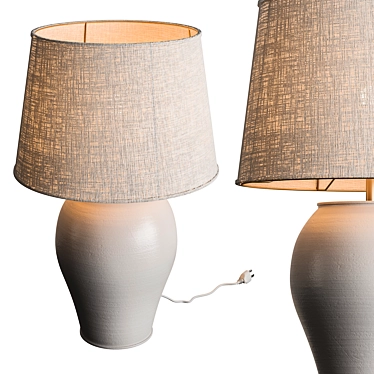 Ethnic Fabric Table Lamp 🌟 3D model image 1 