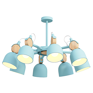 Rolla 8 Chandelier by ImperiumLoft 3D model image 1 