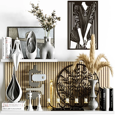 Elegant Decor Set 2015 3D model image 1 