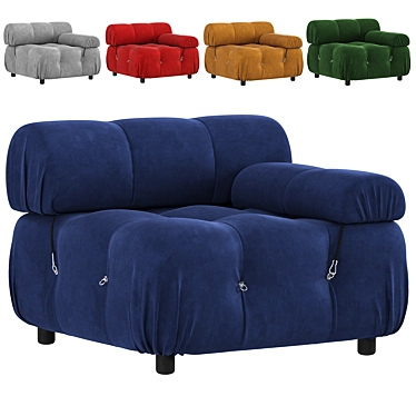 Modern B&B Italia Sofa: 5 Colors 3D model image 1 