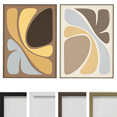 Modern Abstract Art 3D Model 3D model image 1 