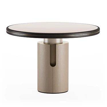 Frato Pedestal Table Pasadena - Elegant and Versatile 3D model image 1 