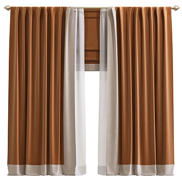 303 Curtain Revamp & Retopology 3D model image 1 