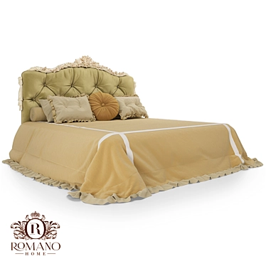 Handmade Madlen Bed by Romano Home 3D model image 1 