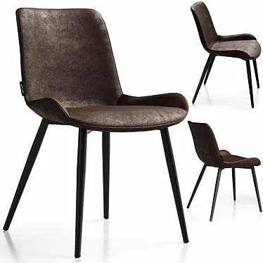 Trevizo Chair in Three Colors 3D model image 1 