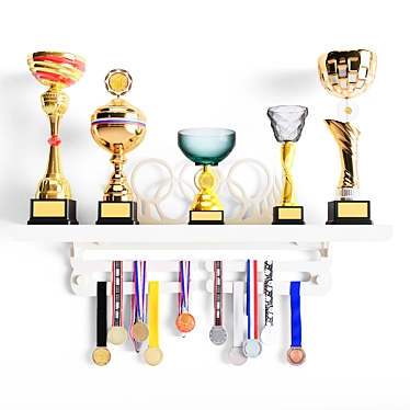 Sports Trophies and Cups TurboSmooth 3D model image 1 