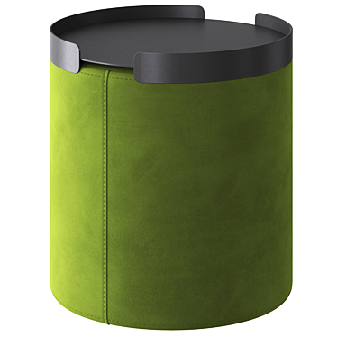 Sleek Bumper Ottoman Tray 3D model image 1 