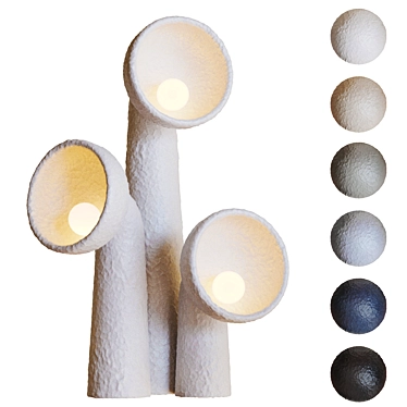 Sleek Yakusha Floor Lamp 3D model image 1 