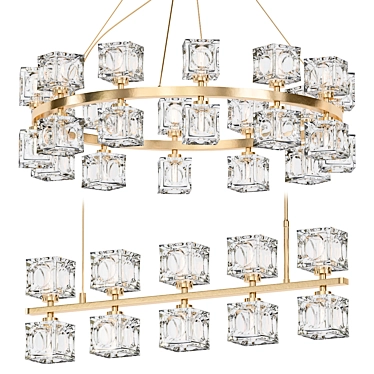 Elegant Gerardo Pendant Lighting 3D model image 1 