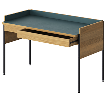 Sleek Bludot Tabloid Desk 3D model image 1 