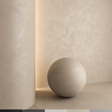 Decorative Plaster 3D Model 3D model image 1 