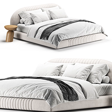 Modern Classic Prila Bed 2013 3D model image 1 