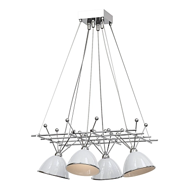  ELK 17 Inch 4-Light Chandelier 3D model image 1 