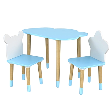 Kids Furniture Set Dimdom Kids 3D model image 1 