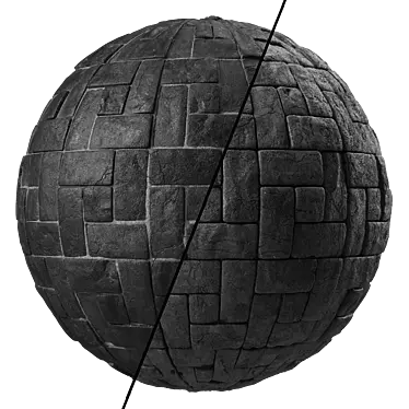 Stone Wall Materials 3D Texture 3D model image 1 