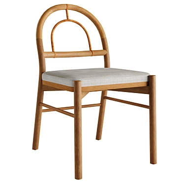 Modern Four Hands Pace Dining Chair 3D model image 1 