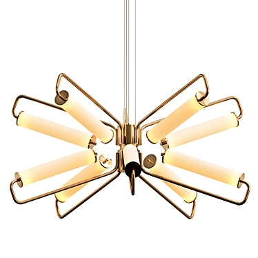 Miami I Modern Suspension Lamp 3D model image 1 