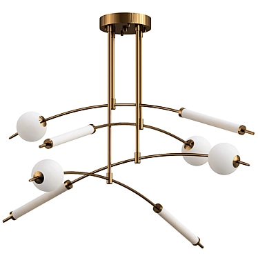 Modern Livia Model 3D Lamp 3D model image 1 