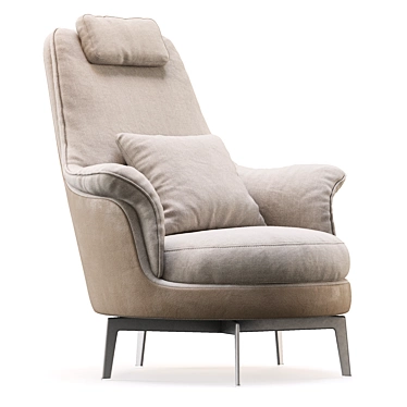 Modern Flexform Guscioalto Light Fixture 3D model image 1 