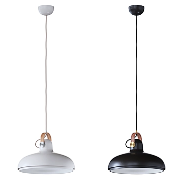 Modern Scandinavian Pendant Light 3D model image 1 