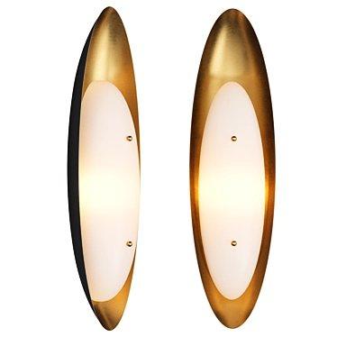 Elegant Venova Wall Lamp Decoration 3D model image 1 