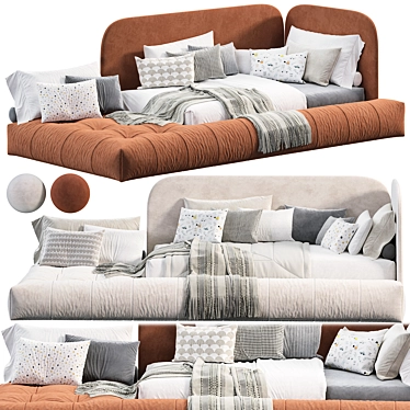  Rustic Butcher BedFrame 2015 3D model image 1 