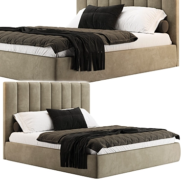 Marsel bed by wood soft